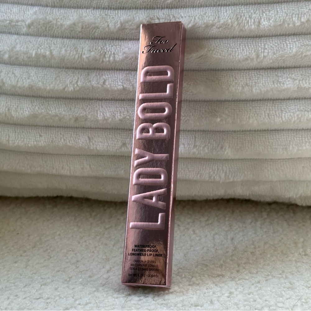 Too Faced- Lady Bold Lip Liner- Shade: Bad A**- BRAND NEW - Picture 2 of 4